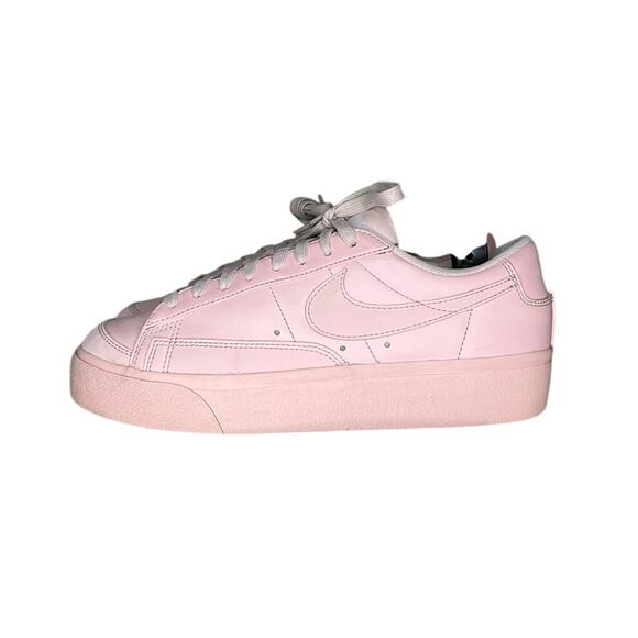 Nike Shoes - Womens Nike Blazer Low Platform Sneaker Shoes Triple Pink Size 8
